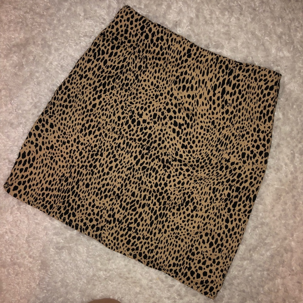 Cheetah Print Cara Skirt